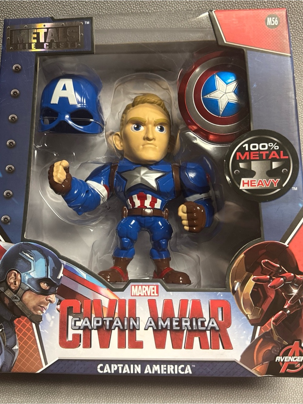 MARVEL Captain America Civil War Metals Die Cast Jada Toys 6” Avengers Civil War